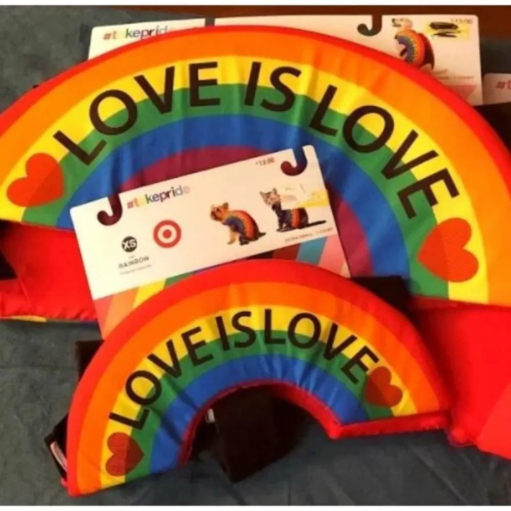‎Rainbow Pet Costume-L-Pride